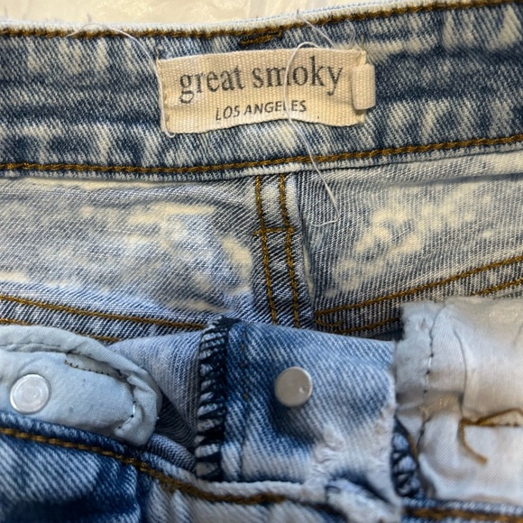 Great Smoky Los Angeles distressed Jean Shorts Size S - Picture 3 of 3